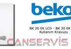 Beko BK 20 - 30 EK LCD Kullanım Kılavuzu